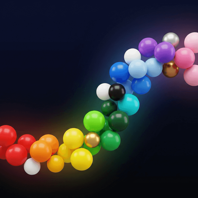 Coloridos globos reutilizables PilaMania en diversos colores