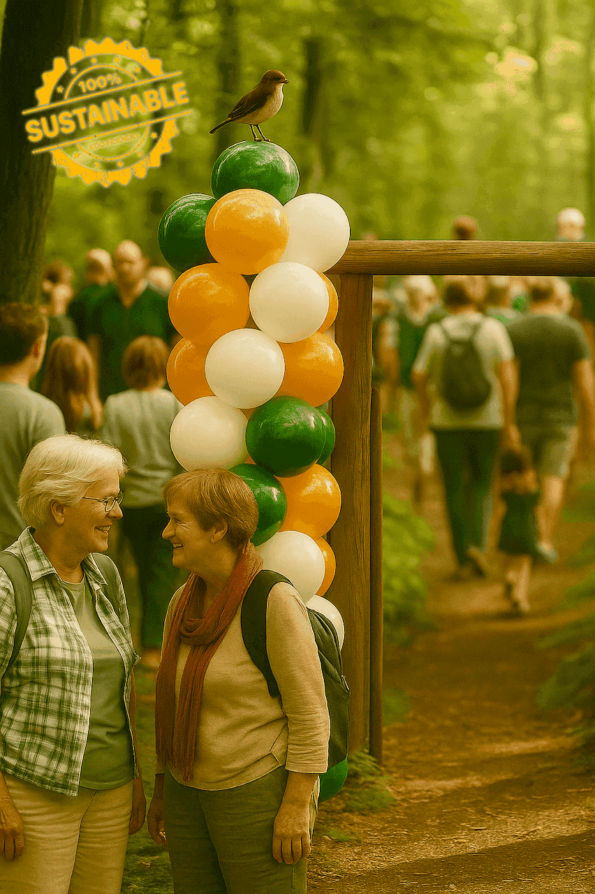 Decoración de globos reutilizables y sostenibles PilaMania