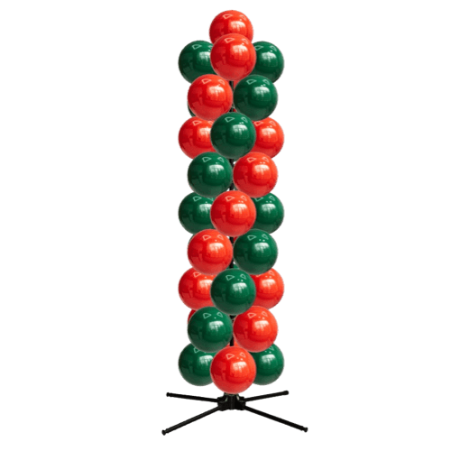 Ballonpilaar vóór de transformatie naar Navidad
