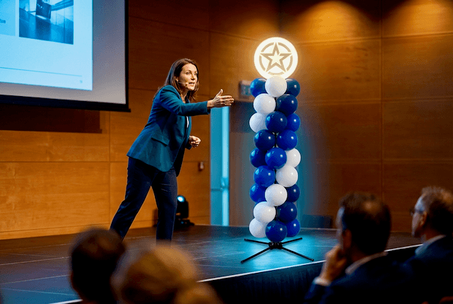 Columna de globos para ocasiones especiales, celebración de aniversario y decoración de ceremonia de apertura