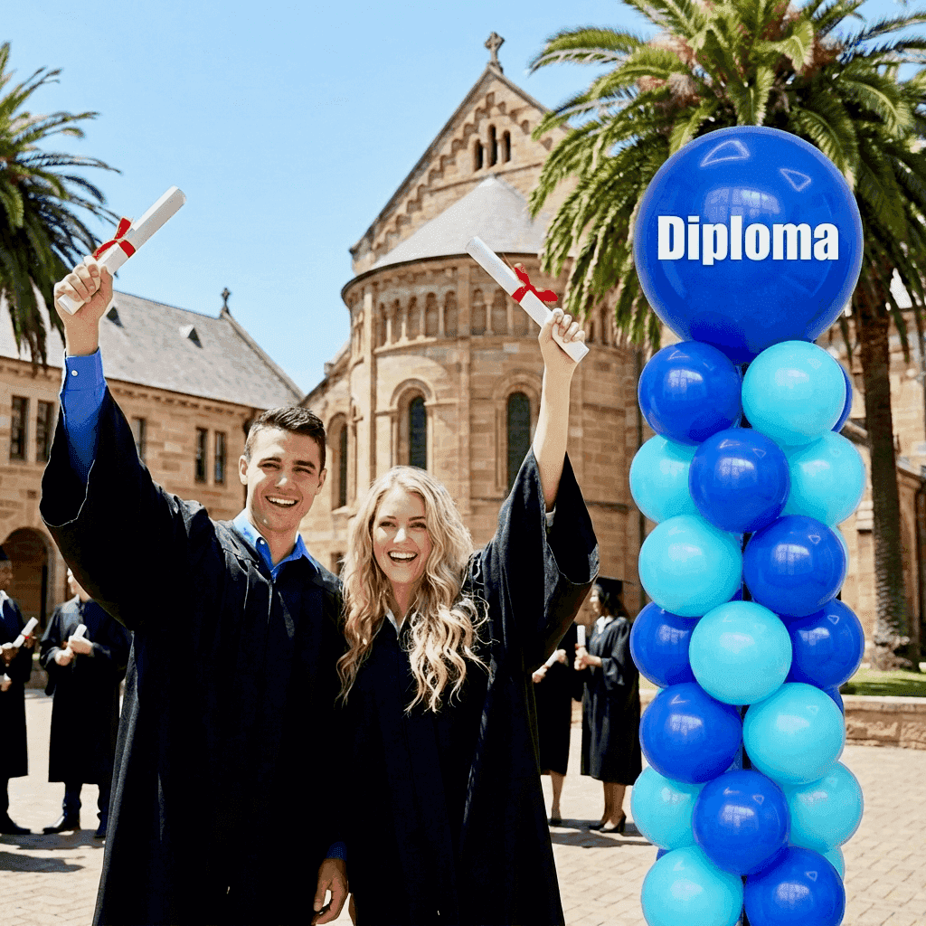 Decoración de globos para graduación – decoración festiva PilaMania