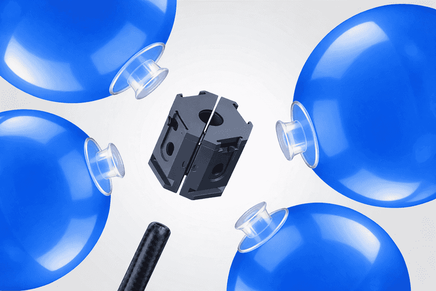 Representación esquemática del sistema modular protegido PilaMania