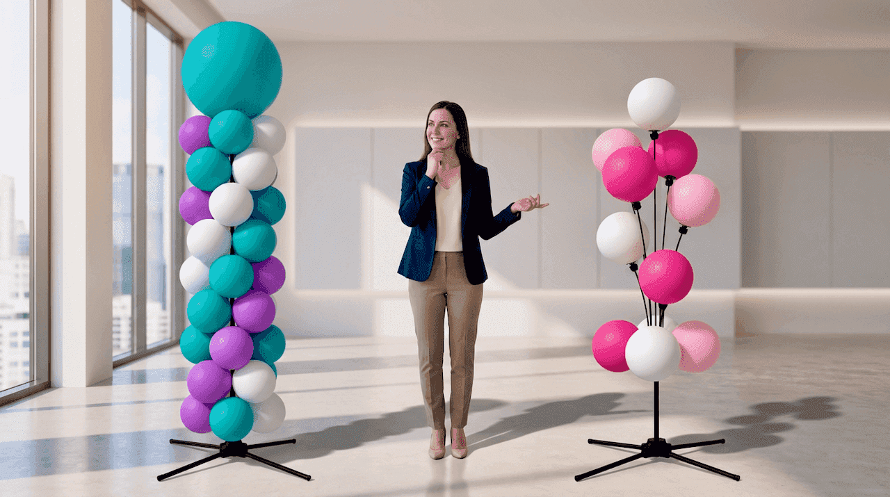 Paso 1: Elige tu decoración de globos PilaMania