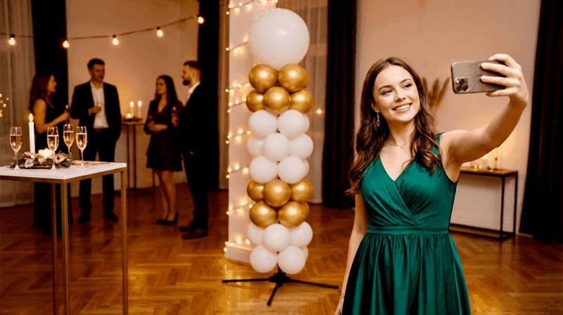 Paso 3: Brilla con tu decoración de globos PilaMania en cualquier evento