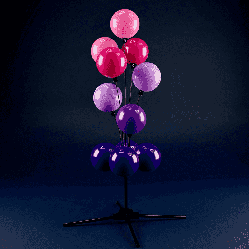 Fuente de globos PilaMania con tablero de signing