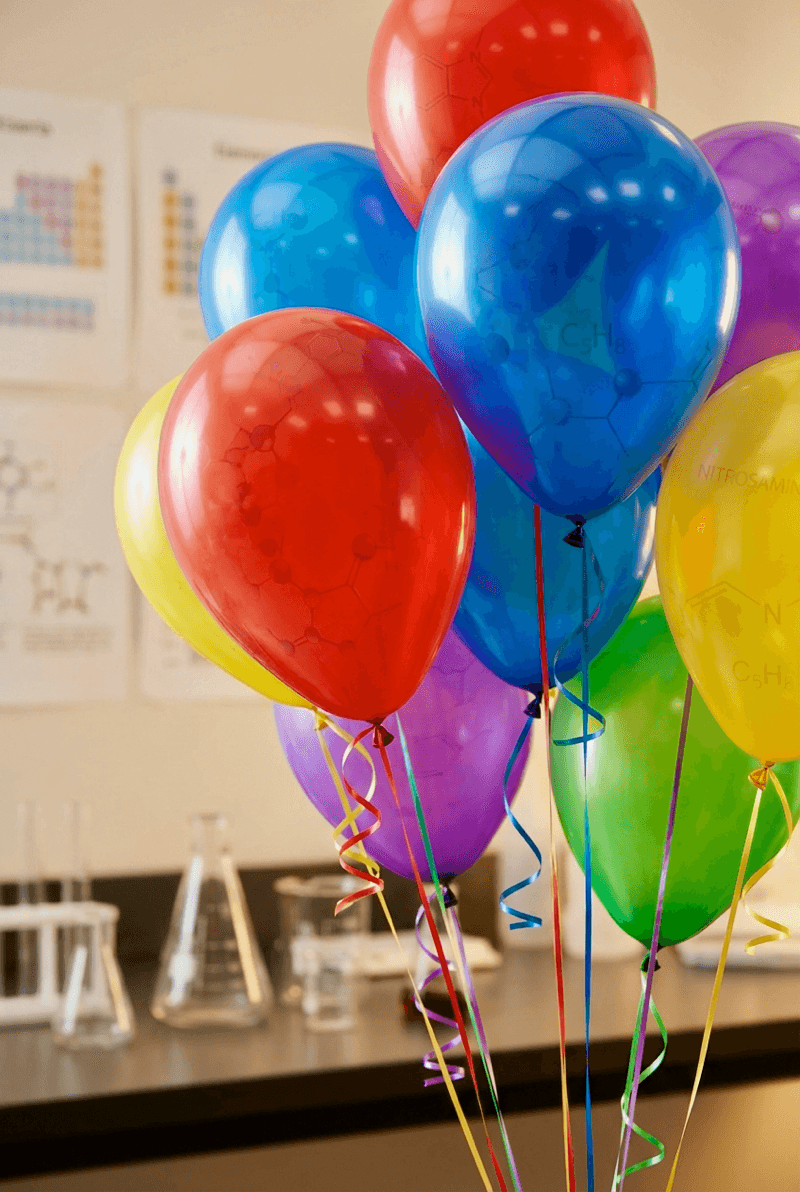 Advertencia sobre los riesgos para la salud de los globos